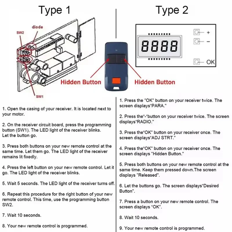 Télécommande de porte de Garage Compatible avec BFT MITTO COOL C2 Mitto2 Mitto4, ensemble de 10 pièces, transmetteur portatif à Code roulant 433.92Mhz