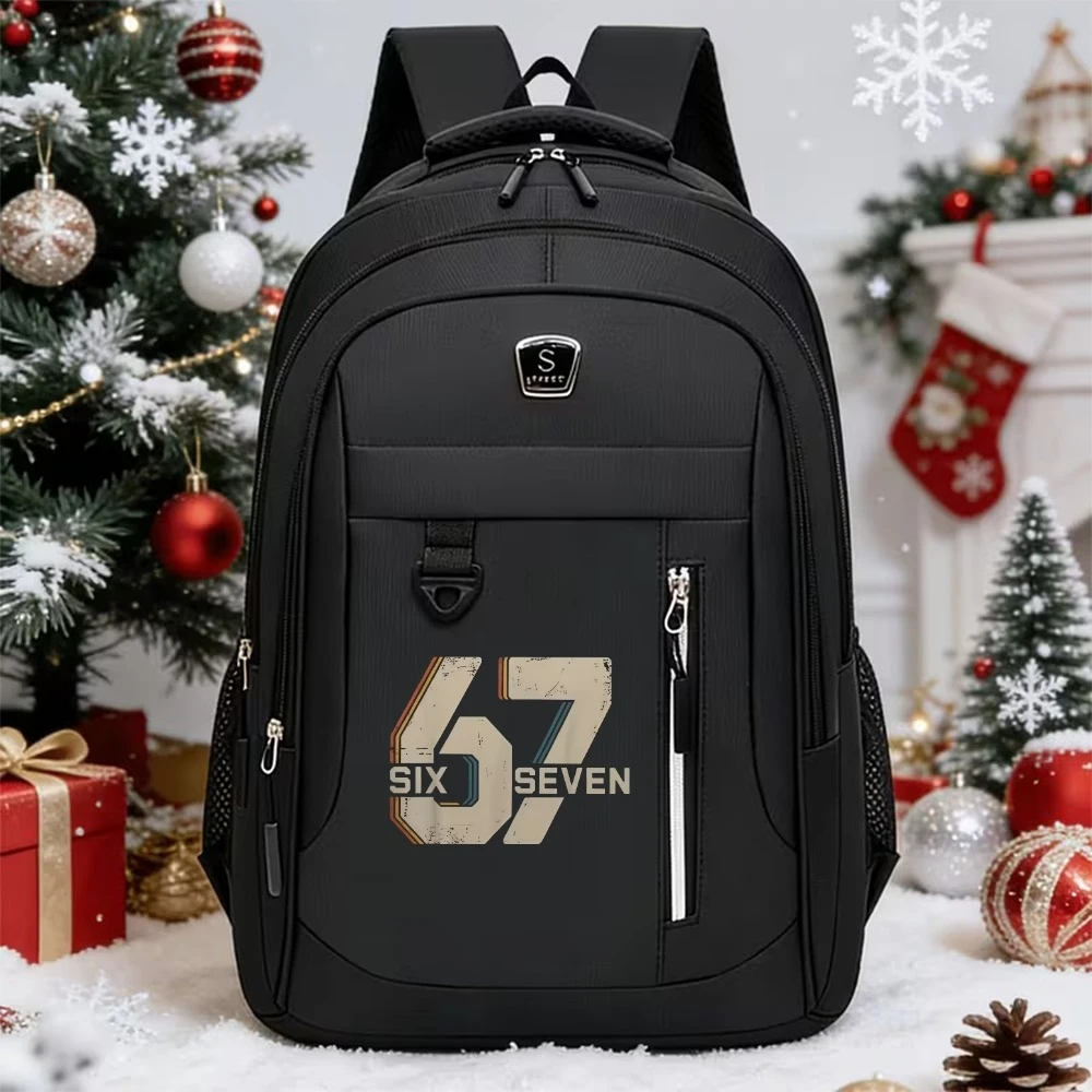 

Digital 67 Print Fashionable Backpack | Suitable for Daily Commuting, Work, Shopping, Travel, Casual Style, Lightweight