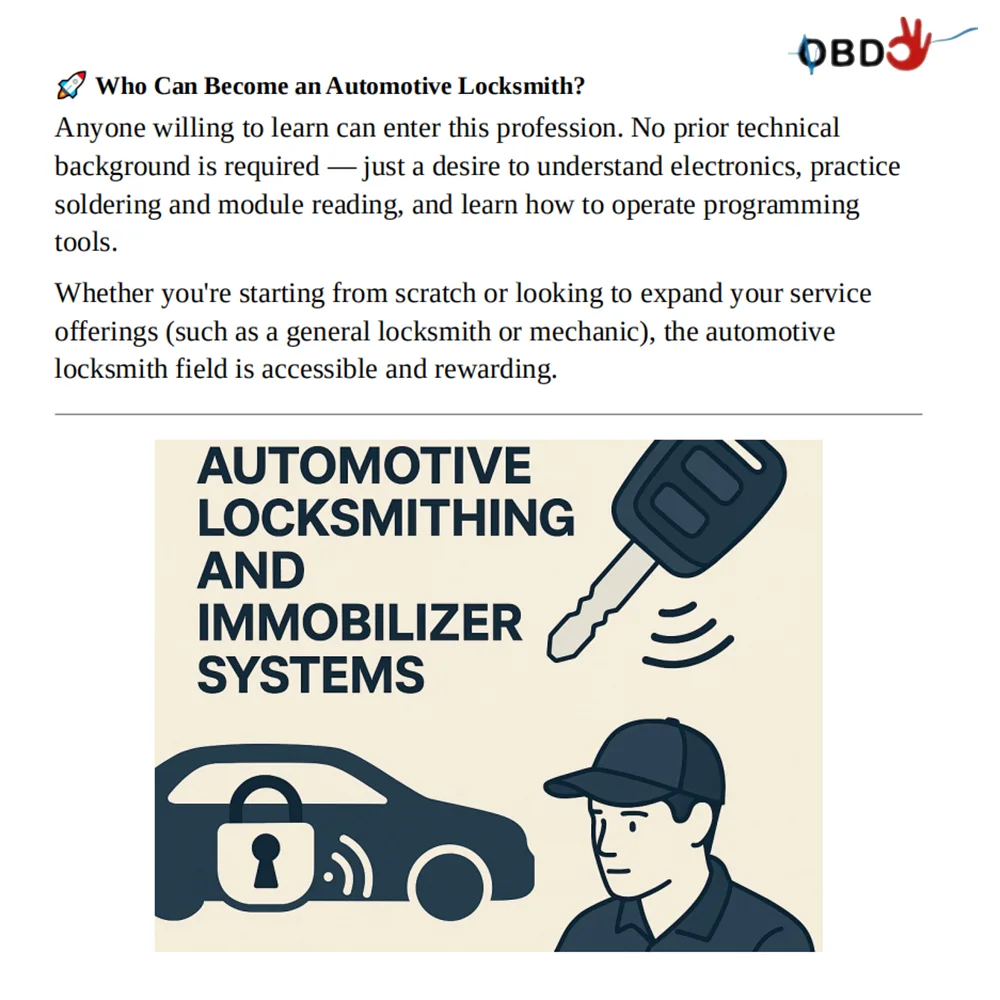 Automotive Locksmith Guide: ECU-Reparatur E-Book (PDF) – Wegfahrsperren-Systeme identifizieren und klonen Transponderschlüssel und ECUs – Unverzichtbare Werkzeuge – Detail 3