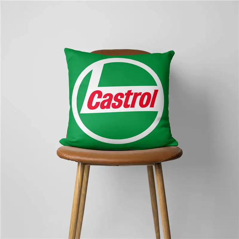 Castrol  Pillow Case Home Decorative Gift Sofa Car Super soft Cushions 45x45cm Square Pillowcase Chair Pillow Cove 241