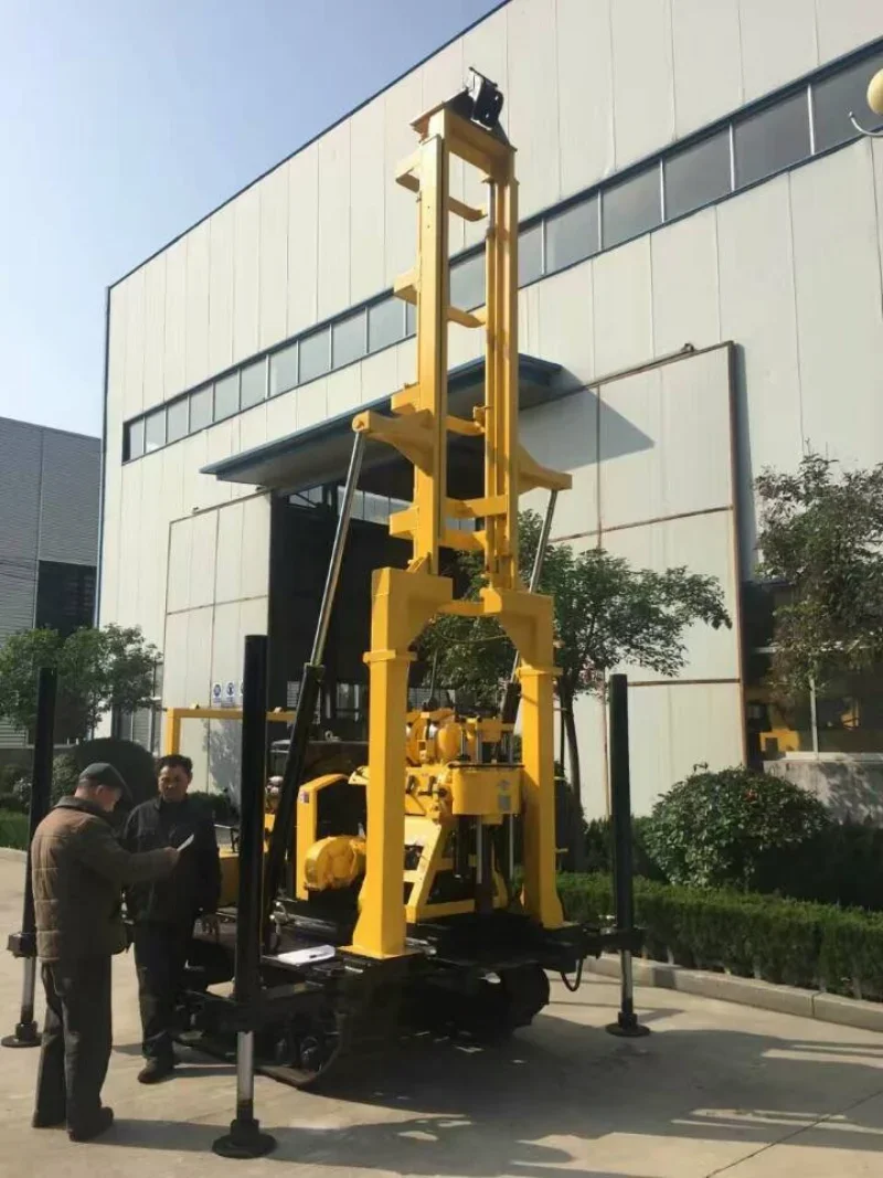 YG Mine Exploration Core Drilling Rig Machine Water Well Drilling Rig Machine Rock Breaking Bore Hole Crawler Core Drilling Rig