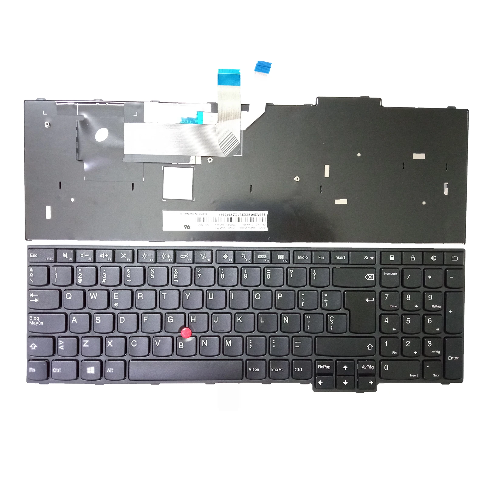 

For Thinkpad E550 E550C E555 E560 E565 E560c (20EV 20EW 20DF 20DG 20E0)SP Keyboard QWERTY Layout