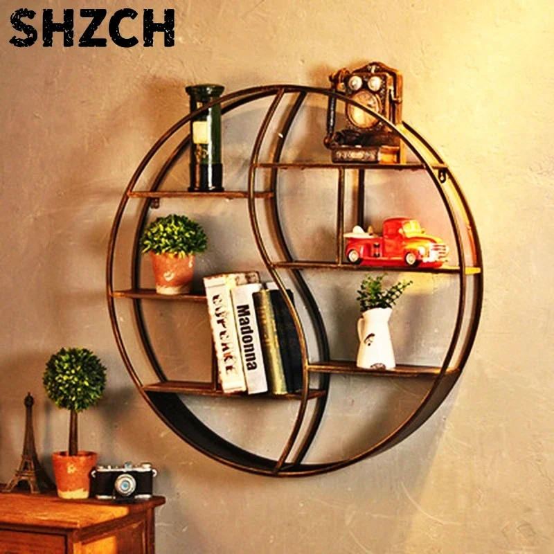 European Style Retro Wall Hanging - Creative Living Room Display, Farmhouse Decorative Frame for Stylish Home Decor