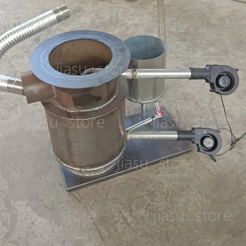 Double Heating Hot Air Stove Waste Oil Vaporization Furnace High Efficiency Waste Motor Oil Heater - view 5