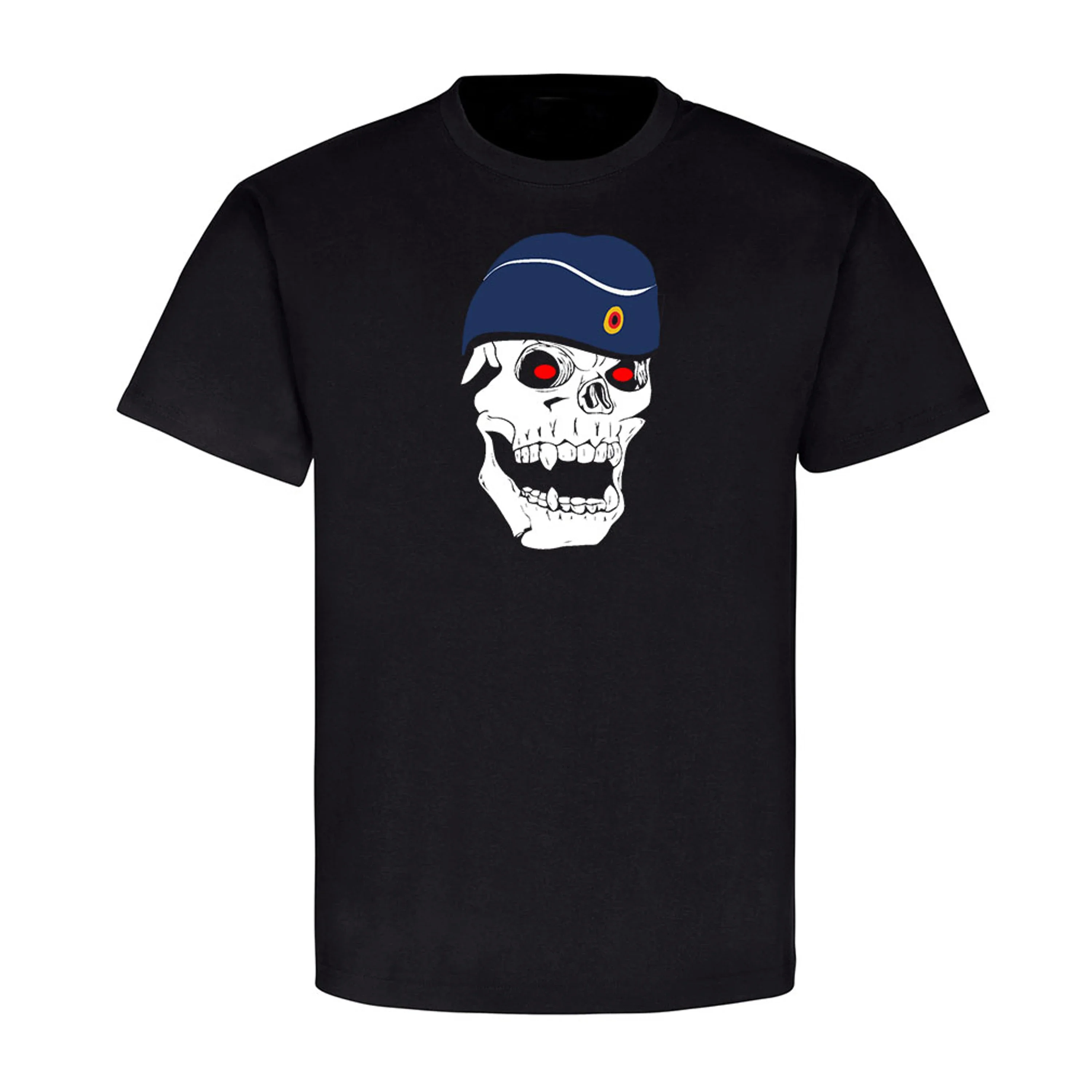 Deutscher Matrose Marine Schiffchen Skull Totenkopf T-Shirt. Summer Cotton Short Sleeve O-Neck Mens T Shirt New S-3XL