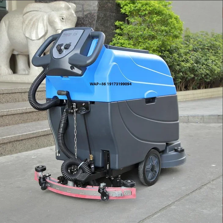 

Hand Push Electric Floor Scrubbing Washing Cleaning Automatic Floor Scrubber Machine Brush-Type Semi-Automatic Sweeper Machine