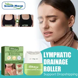 Lymphatic Detox Roller Anti-Swelling Thyroid Targeted Relief Blocking Pain Blood Circulation Armpit Lymph Nodes Treatment Care