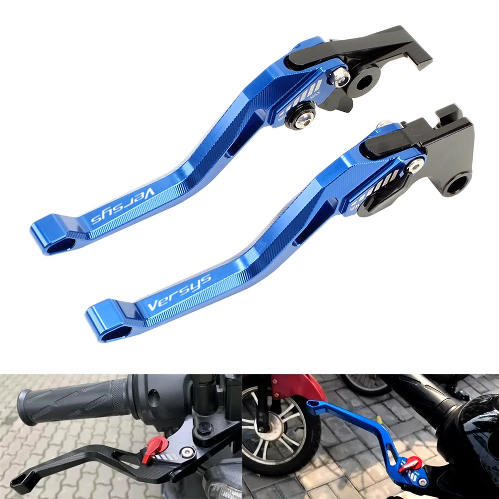 NEW For Kawasaki VERSYS 1000 2015-2018 Laser Logo (Versys) Titanium 8 Colors New CNC Adjustable Motorcycle Brake Clutch Levers