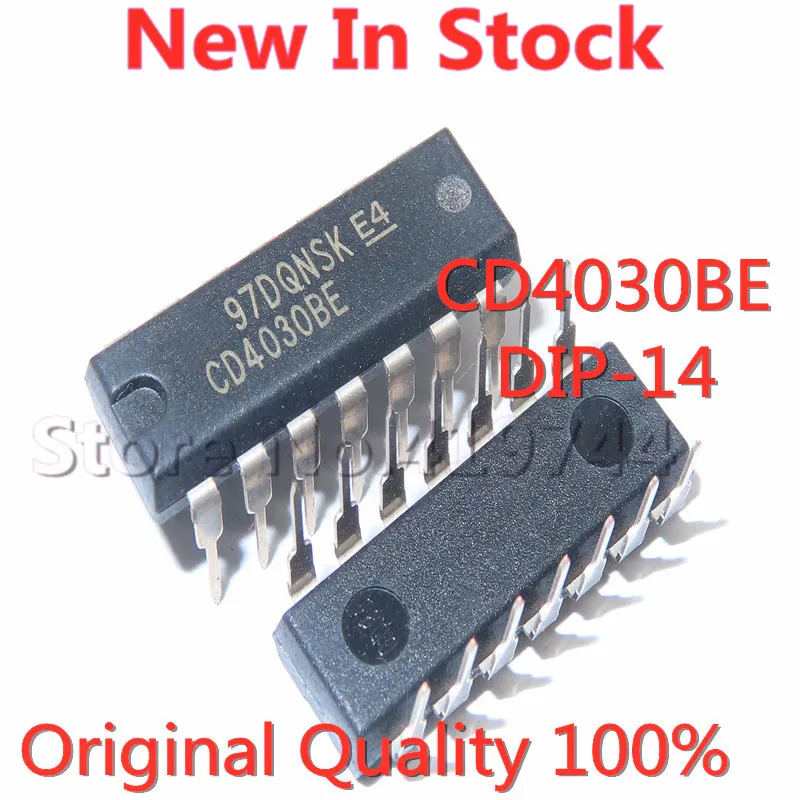 5PCS/LOT CD4030BE CD4030 DIP-14 chip Four XOR gate 2 inputs In Stock NEW original IC