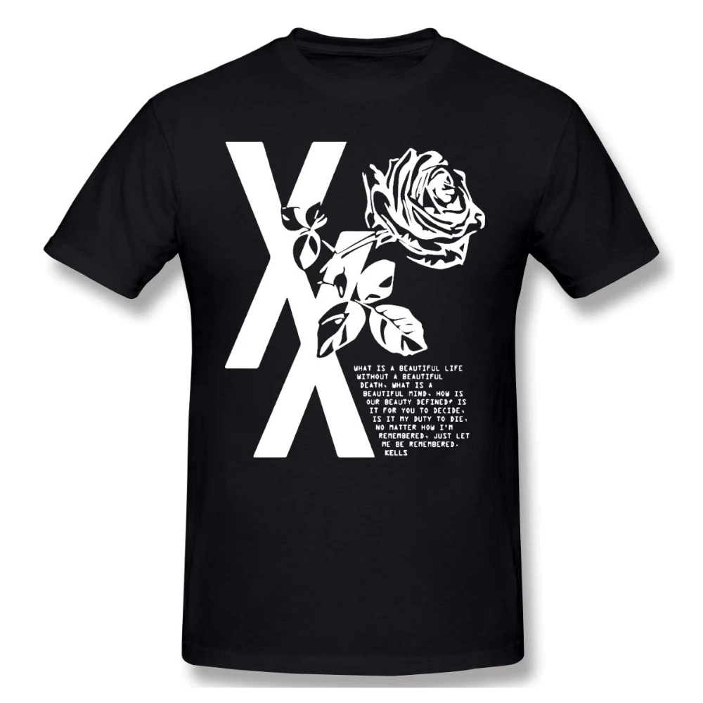 

MGK-T-XX Short Sleeve Top Tee Shirt for Men Versatile Trendy Top T-shirt Printing Men's Half-sleeved Base Tshirt