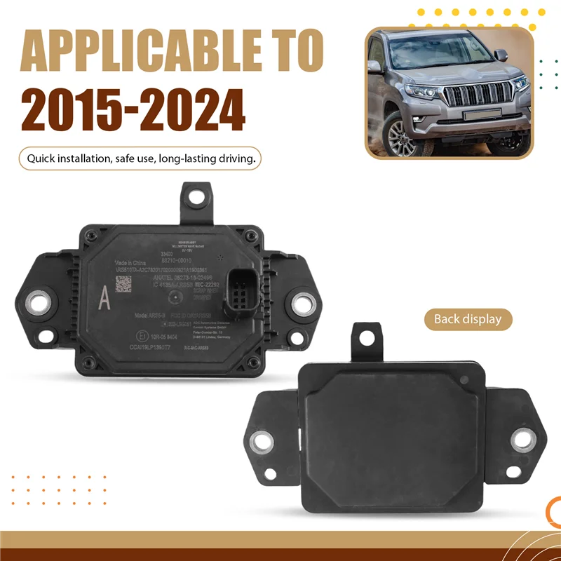 لتويوتا يارس كروس لاند كروزر برادو 2015-2024 متوافق 88210-0D010 سيارة الجبهة الرادار الاستشعار ملليمتر موجة تصميم