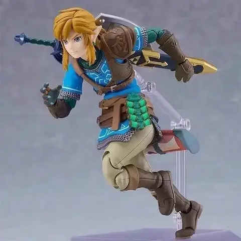 Figma 626 Link Figura La leggenda di Zelda Tears Of The Kingdom Figure Breath Of The Wild Anime Figurine GK Collezioni Modello