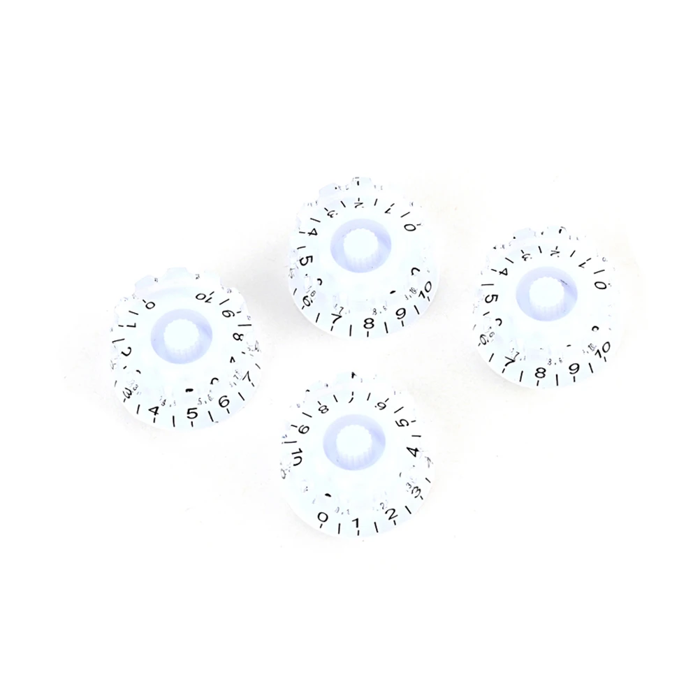 

4Pcs Guitar Volume Knobs Electric Creative Tuning Tone Buttons Potentiometer Caps Durable AntiCorrosive GuitarParts Accessories