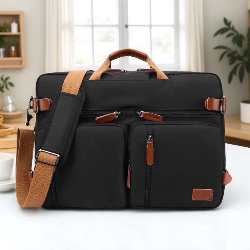 

Большой трансформируемый рюкзак для ноутбука 15, 6-17, 3-дюймовая сумка через плечо, мужской портфель для деловых поездок