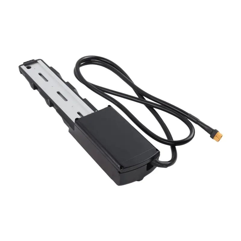 V8 Electric Bicycle Replacement Parts-Battery Base Mounting Plate Bracket With 4-Pin Rail& XT60 Terminal Connection Connector