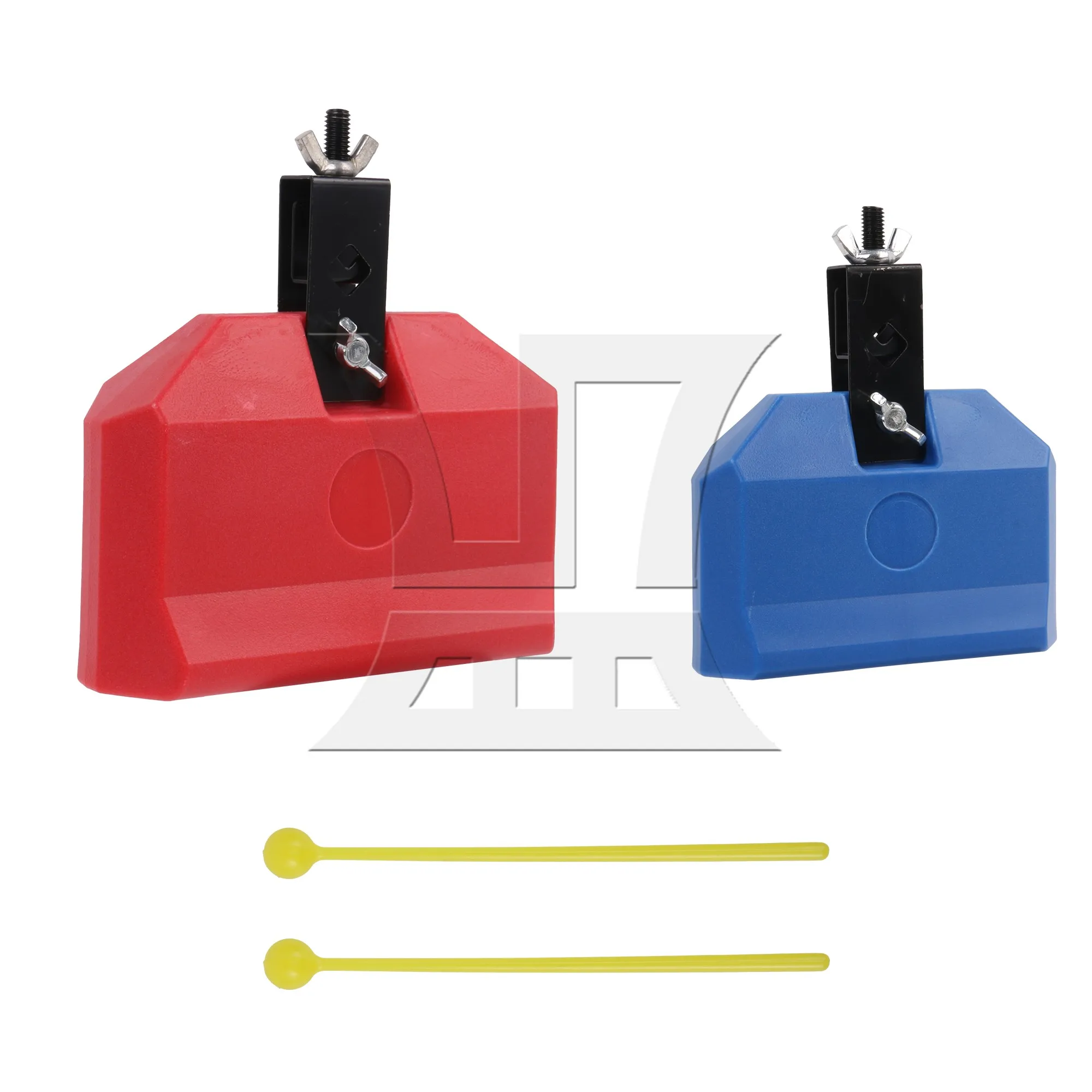 

YIBUY 2PCS Drum Block Plastic Percussion Instruments Block Integral Clam