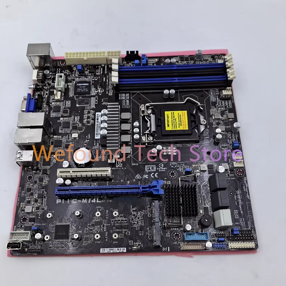 

P11C-M/4L Одноканальная серверная материнская плата M-ATX C242