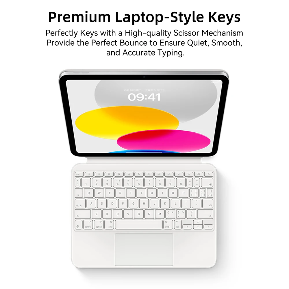 Magic Keyboard for iPad Pro 11 13 M5, Case for iPad Air 11 13 Inch M4 2026 M3 M2, Smart Case for iPad 10th Gen 11th Gen A16 Air