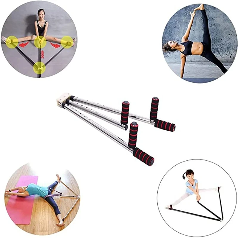 3 Bar Leg barella regolabile Split Stretching Machine in acciaio inox Home Yoga Dance esercizio flessibilità attrezzature per l\'allenamento