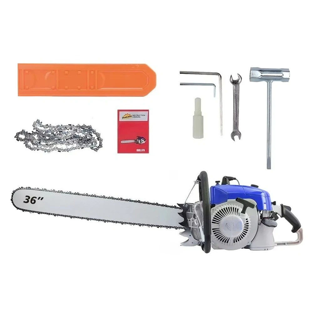 

070 105cc Industrial DIY Grade Gasoline Power Saw High-Cutting Ability 2 Stroke Pole Chainsaw Wood Powerful Woodwork