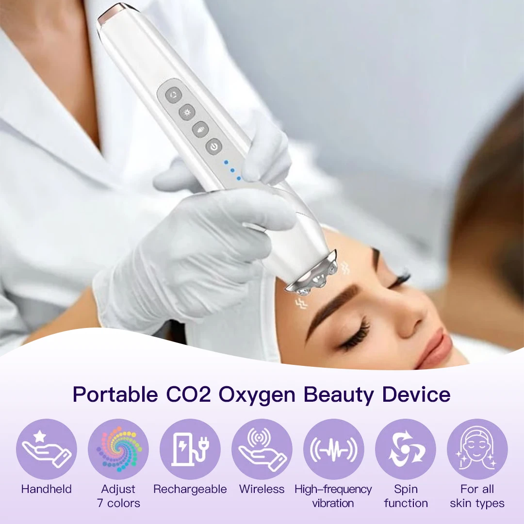 

Beauty Device C02 Bubble Oxygen Pen Portable Rechargeable 4 in 1 Skin Care 5 Level