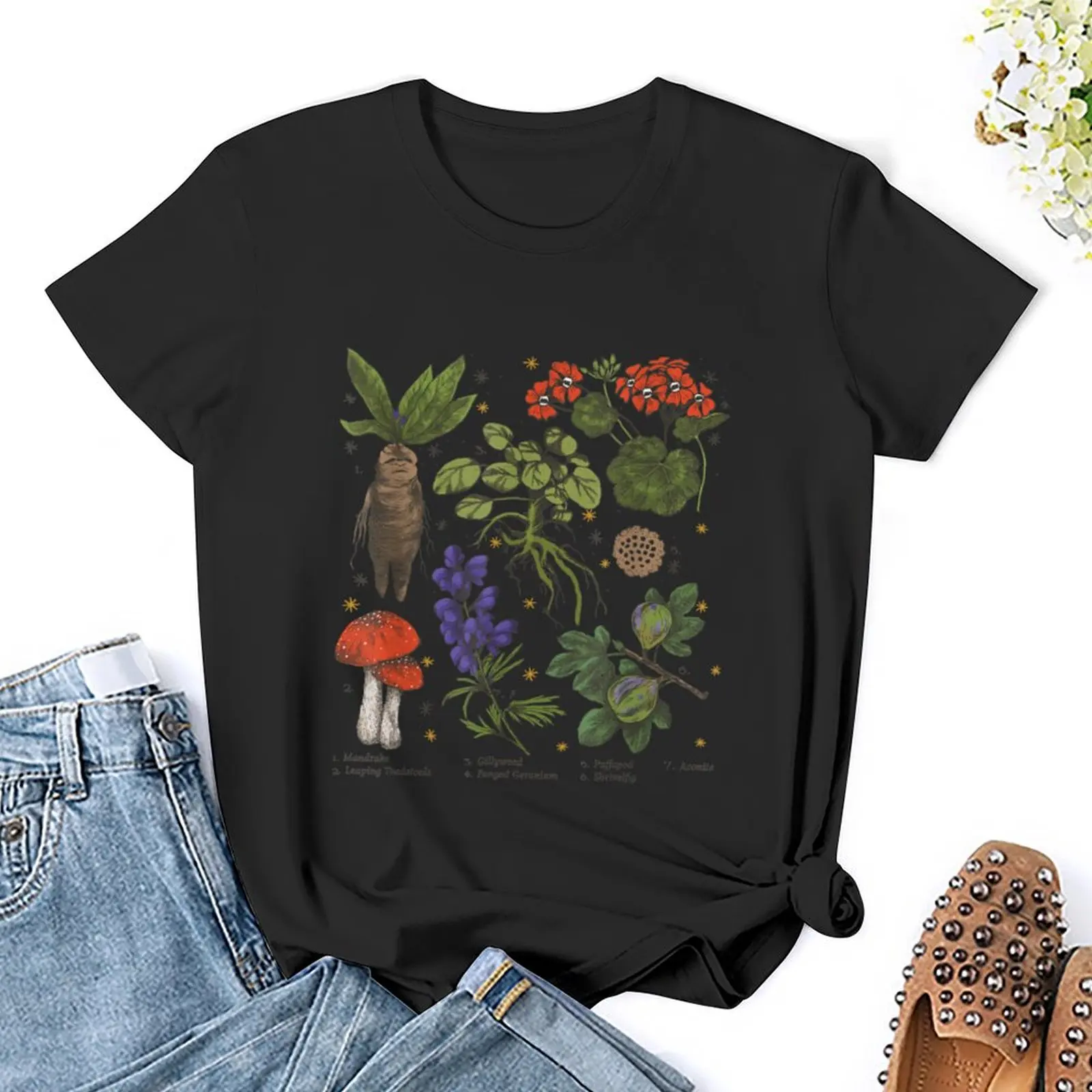 Herbology Plants Gift Tee For Men Women T-Shirt Blouse female Aesthetic clothing cute tops graphic t-shirts for Women