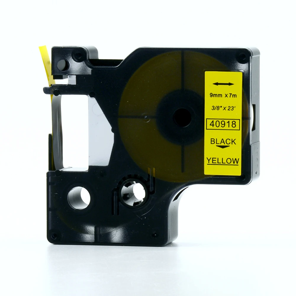 1Pack 40913 Compatible Dymo D1 Tape 40913 40918 40916 40910 40923 40922 9mm Label Tape for Dymo LabelManager 160 280 Label Maker
