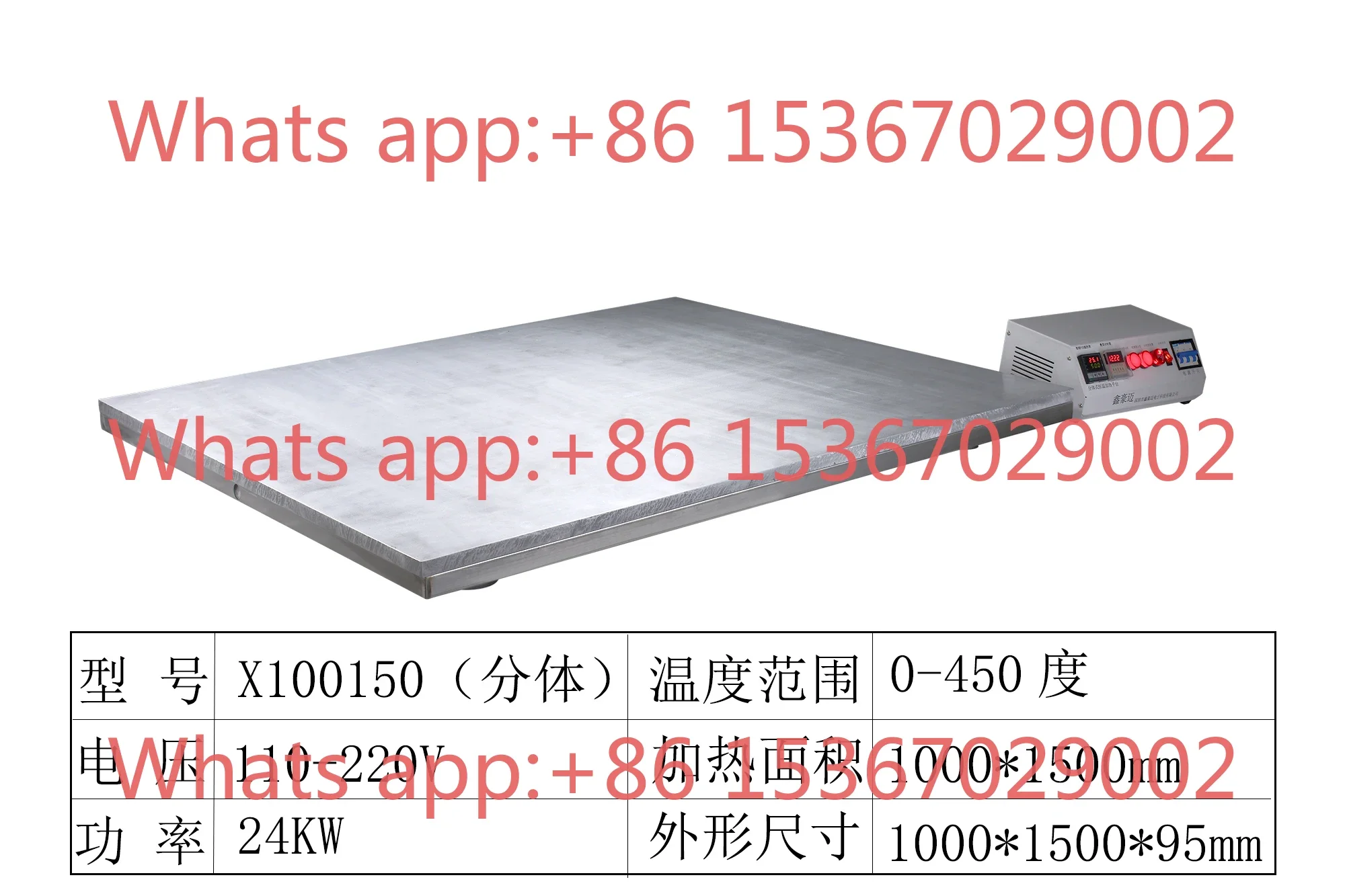 Heating table Constant temperature table Digital display temperature regulation Electric heating plate Preheating platform LED