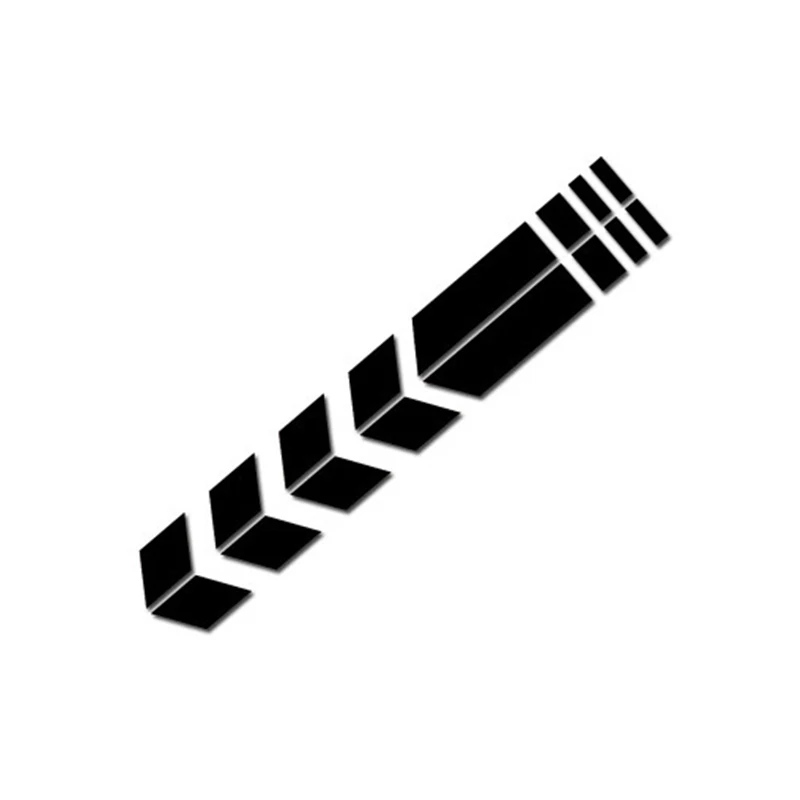 Adesivo a righe colorate con freccia adesivo per parafango per moto adesivi per decalcomanie con freccia riflettente antiolio impermeabile accessori per decorazioni