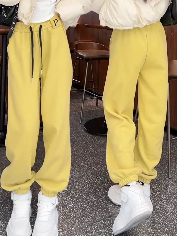 

Корейские японские элитные повседневные брюки Fce на подкладке, женские универсальные модные молодежные спортивные спортивные штаны большого размера