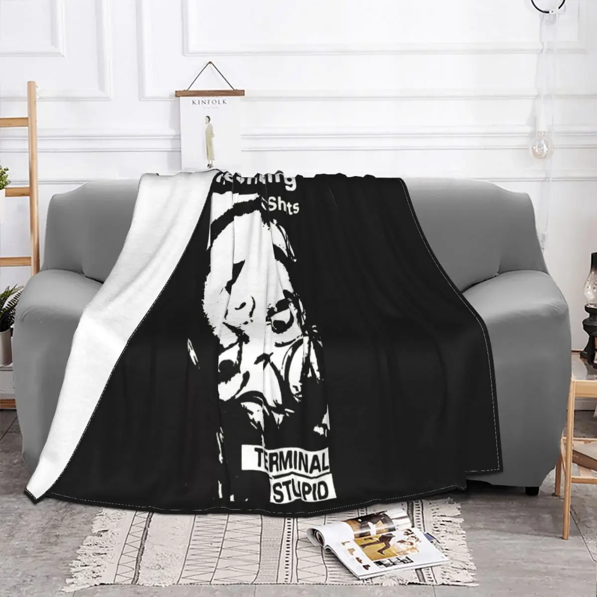 The Snivelling Shits Terminal Silly Holiday Top Spring Pop Men Geek Cheap Sale Comfortable Text Summer Style Throw Blanket