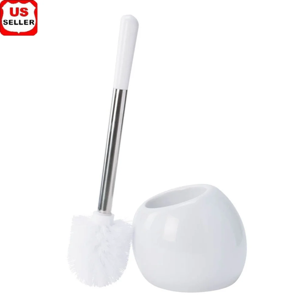 

Прочная щетка для унитаза с куполообразным держателем Самозакрывающаяся конструкция Круглая щетина Эффективная очистка Прочный отдельно стоящий инструмент для ванной комнаты