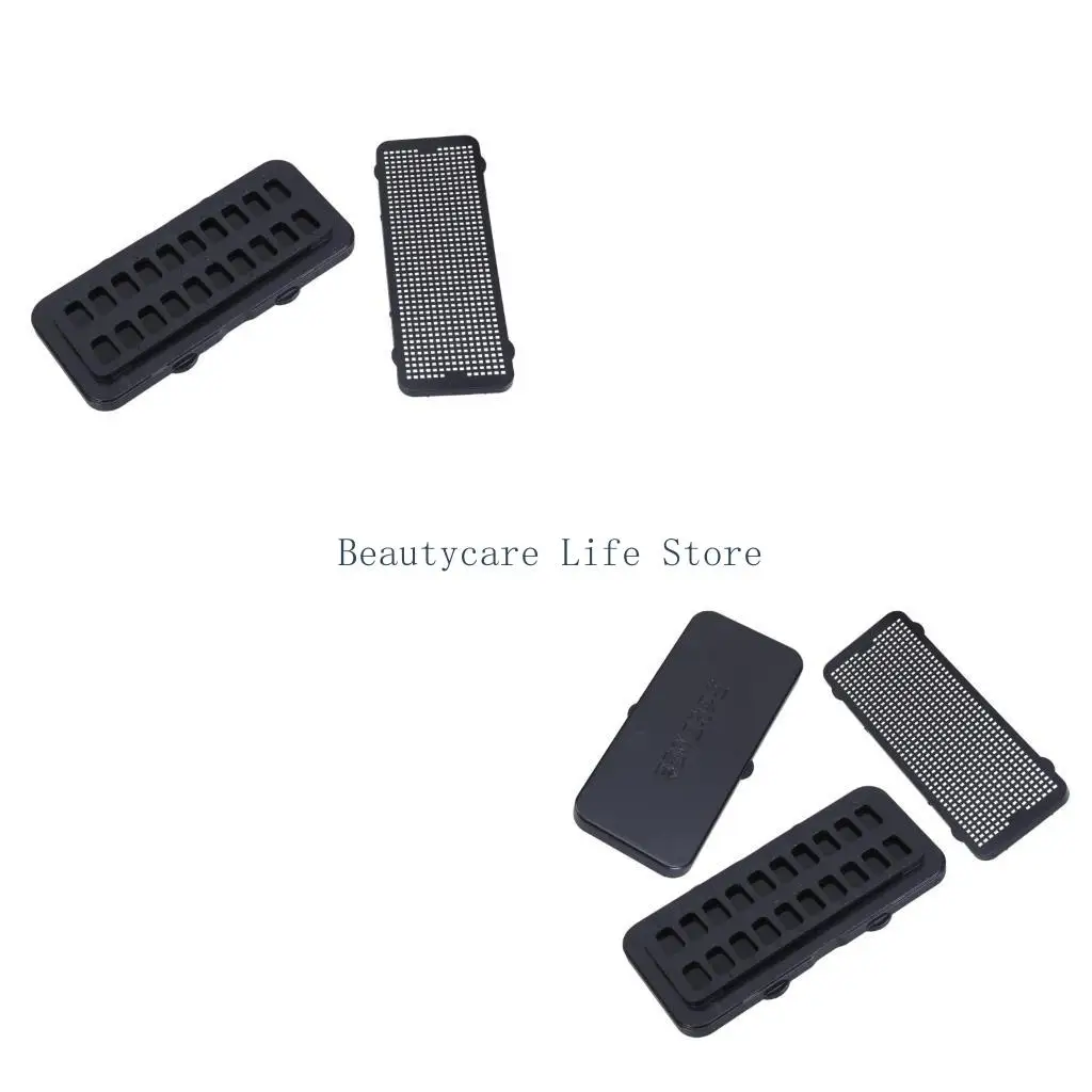 652C Veneer Pretreatment Patches Tooth Box Dental Product Tool All Ceramic Veneers Denture Storage Box Portable Arrangement
