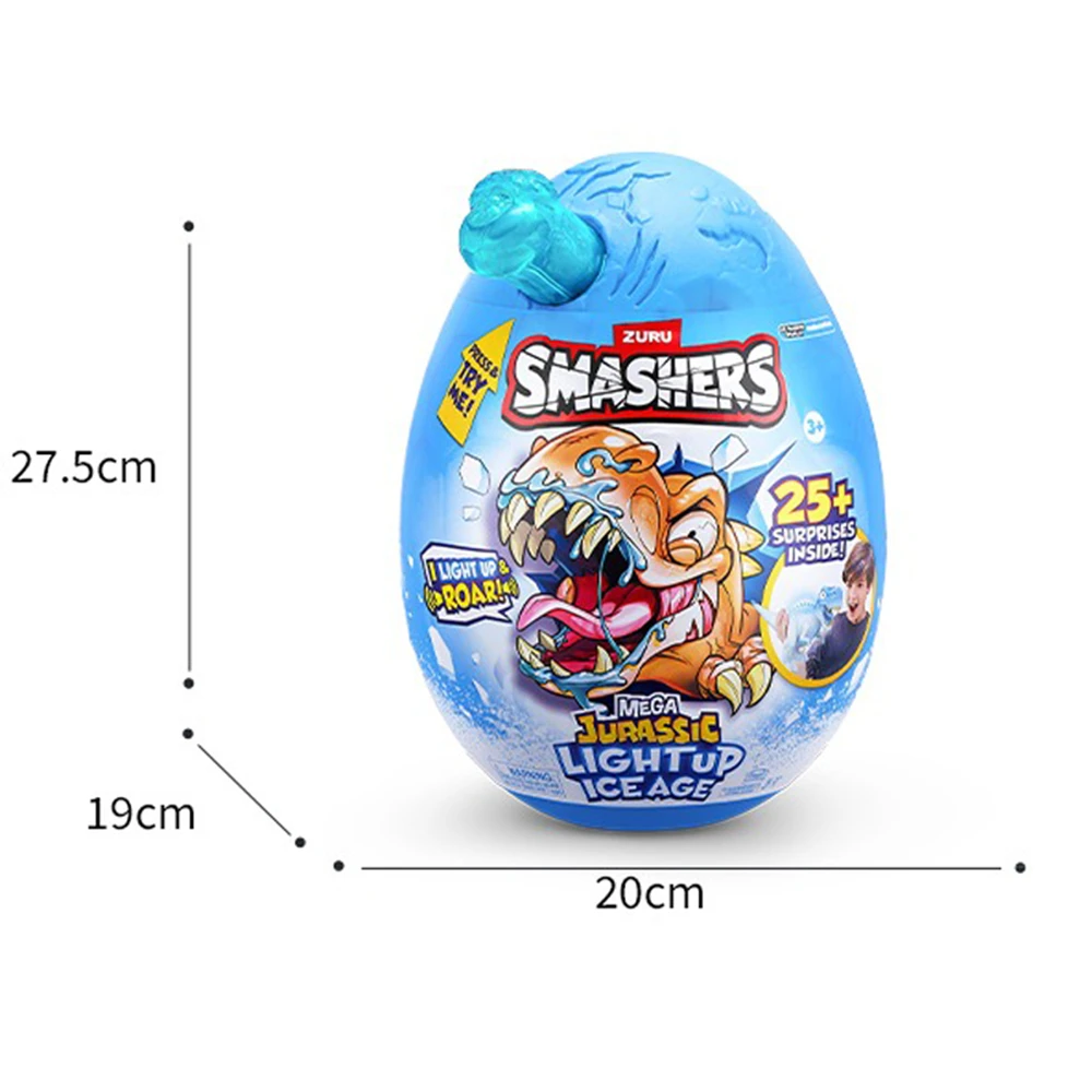 ZURU Smashers Glacier dinosaure évasion garçon assembler dinosaure jouet Surprise déballage cadeau d'anniversaire tyrannosaure Rex ptérosaure