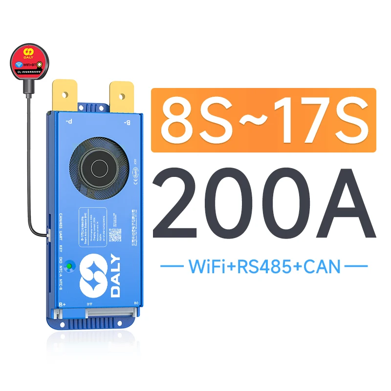 Variant: 8S-17S 200A WIFI BMS