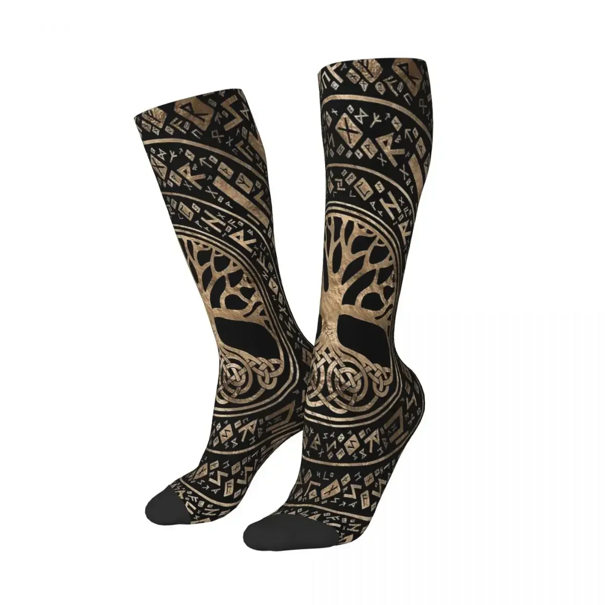 

Tree Of Life -Yggdrasil Socks Harajuku Sweat Absorbing Stockings All Season Long Socks Accessories for Unisex Christmas Gifts