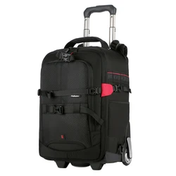 Professioneller Kamera-Trolley, Gepäcktasche, Trolley, Fototasche, Camcorder, digitaler Rucksack, Koffer, Reisefotografie-Rucksack