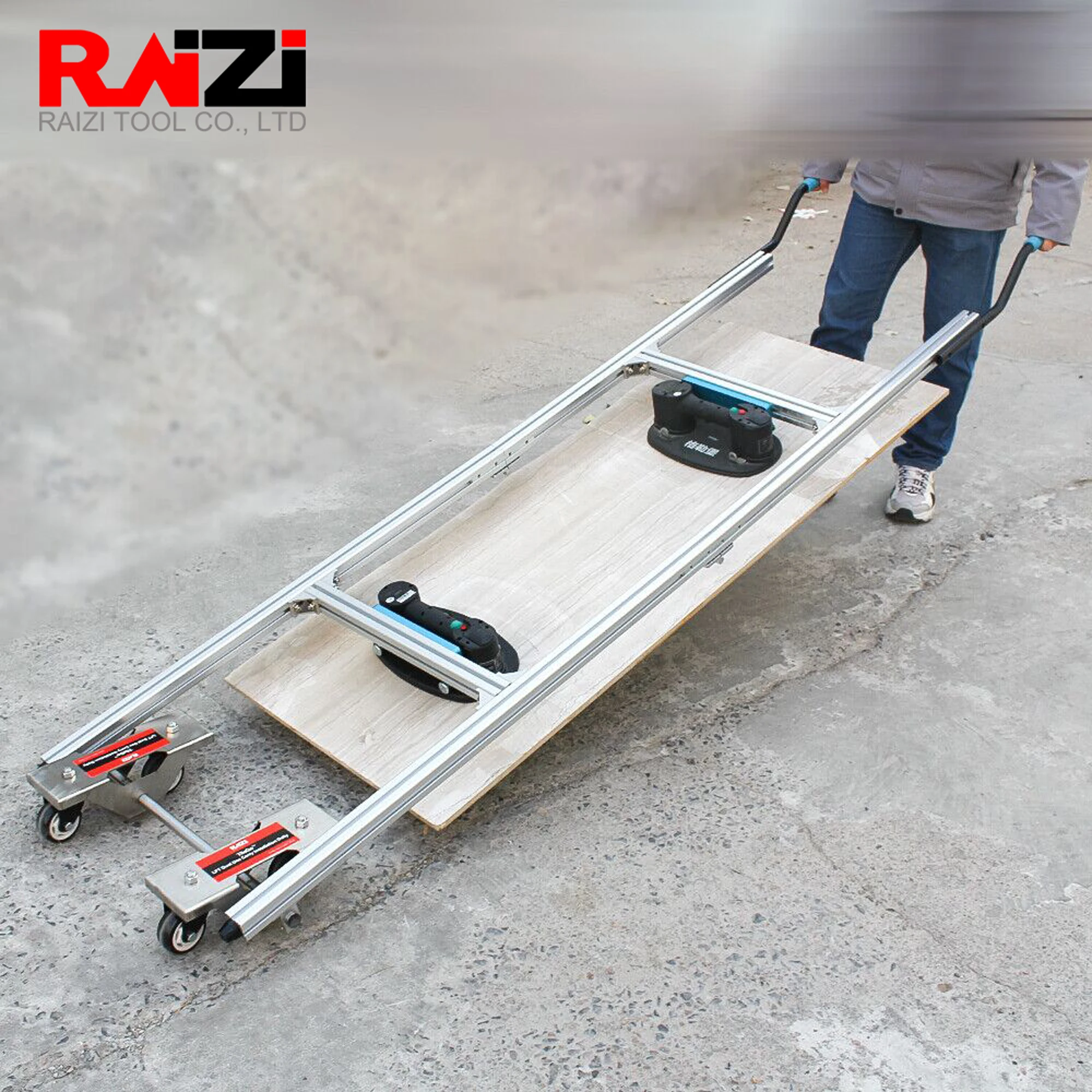 Raizi TileGo™ Large Format Tile Carry Installation System apply for Grabo Lifter Handing Tools For Large Format Tiles