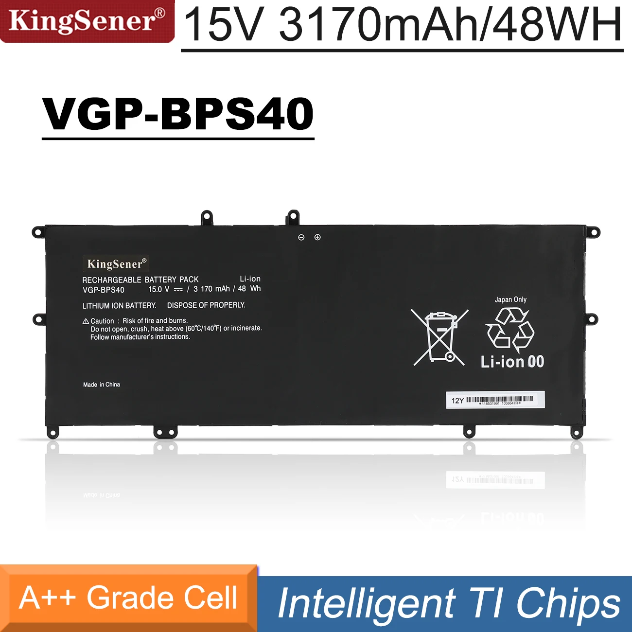 

Аккумулятор KingSener для ноутбука SONY Vaio Flip 14A SVF14N SVF 15A SVF15N17CXB VGP-BPS40 15 в 3170 мАч, бесплатная гарантия 2 года