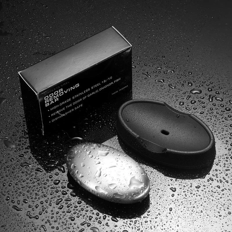 أداة المطبخ لإزالة رائحة الصابون من الفولاذ المقاوم للصدأ لتنظيف الأسماك والبصل والثوم وإزالة الروائح القوية من اليدين والجلد