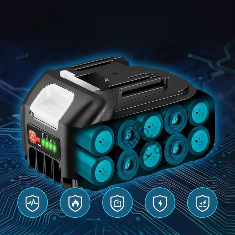 21V 1.5/2/3/4AH High-capacity Battery for Makita BL1830 Battery for BL1830 BL1815 BL1860 BL1850 BL1840B Power Tools Battery - view 4