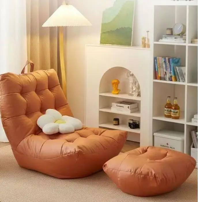 Lazy Caterpillar Sofa Bed for Small Spaces, Master Bedroom, Lounge Area or Balcony Single Sleeper Sofa Chair for Tatami Sofas