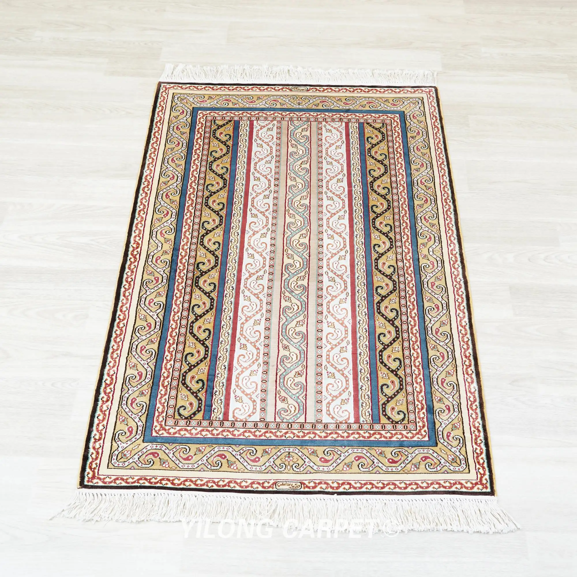 76x122cm Small Area Rug Hand Knotted Persian Carpet (HF169B)