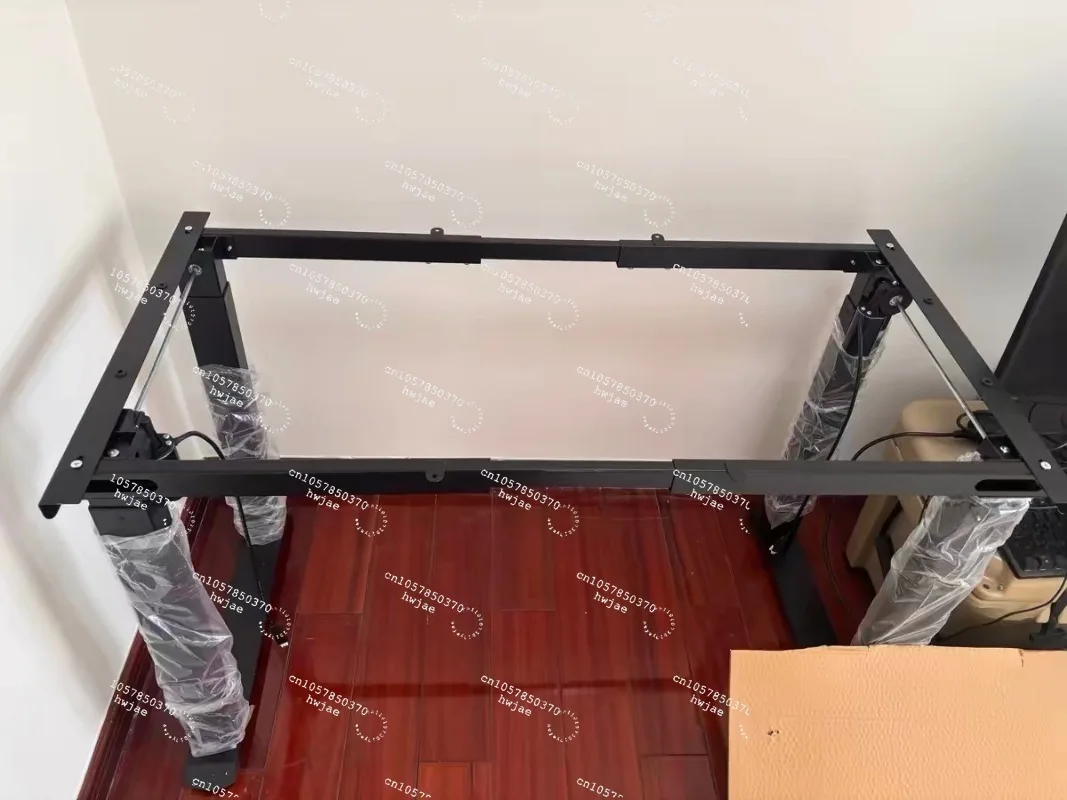 For Heavy Duty Electric Standing Desk Legs Dual Motor 4 Columns Adjustable Height Office Desk Frame Bracket