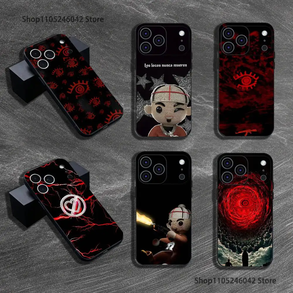 

111xpantia Fuerza Regida Phone Case For iPhone 17,16,15,14,13,12,11,Pro,XS,Max,XR,Plus,E,SE4,Mini Black Soft Cover