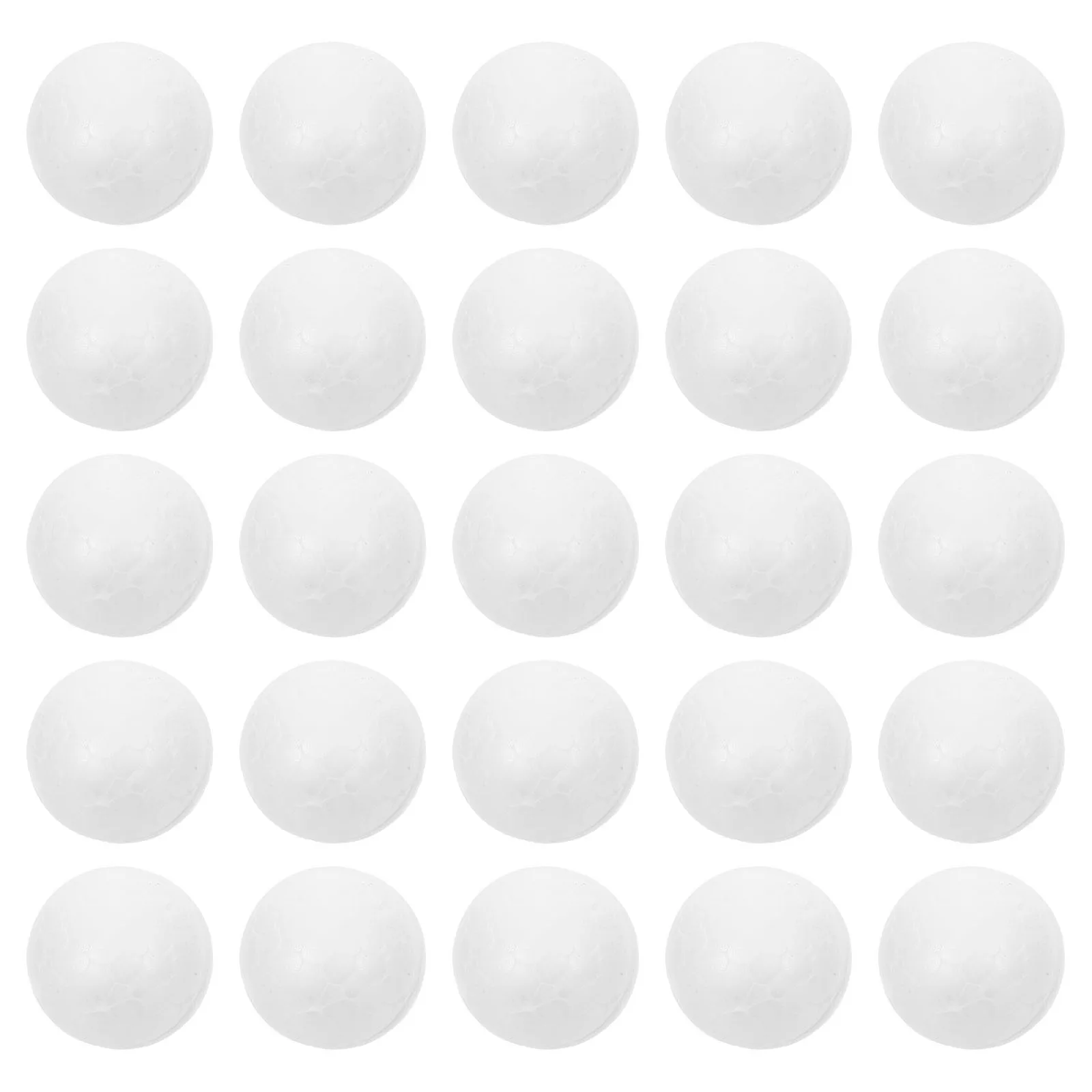 

100Pcs Foam Balls White High Density Smooth Round Polystyrene Spheres DIY Wedding Party Craft Supplies Foam Balls