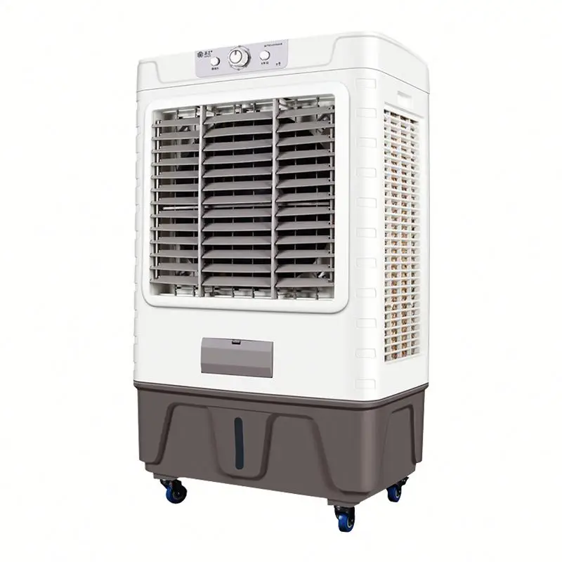High Efficiency Portable Air Cooler, 3-Speed, Large Water Tank, Low Noise, Remote Control, AC Electric Refrigeration