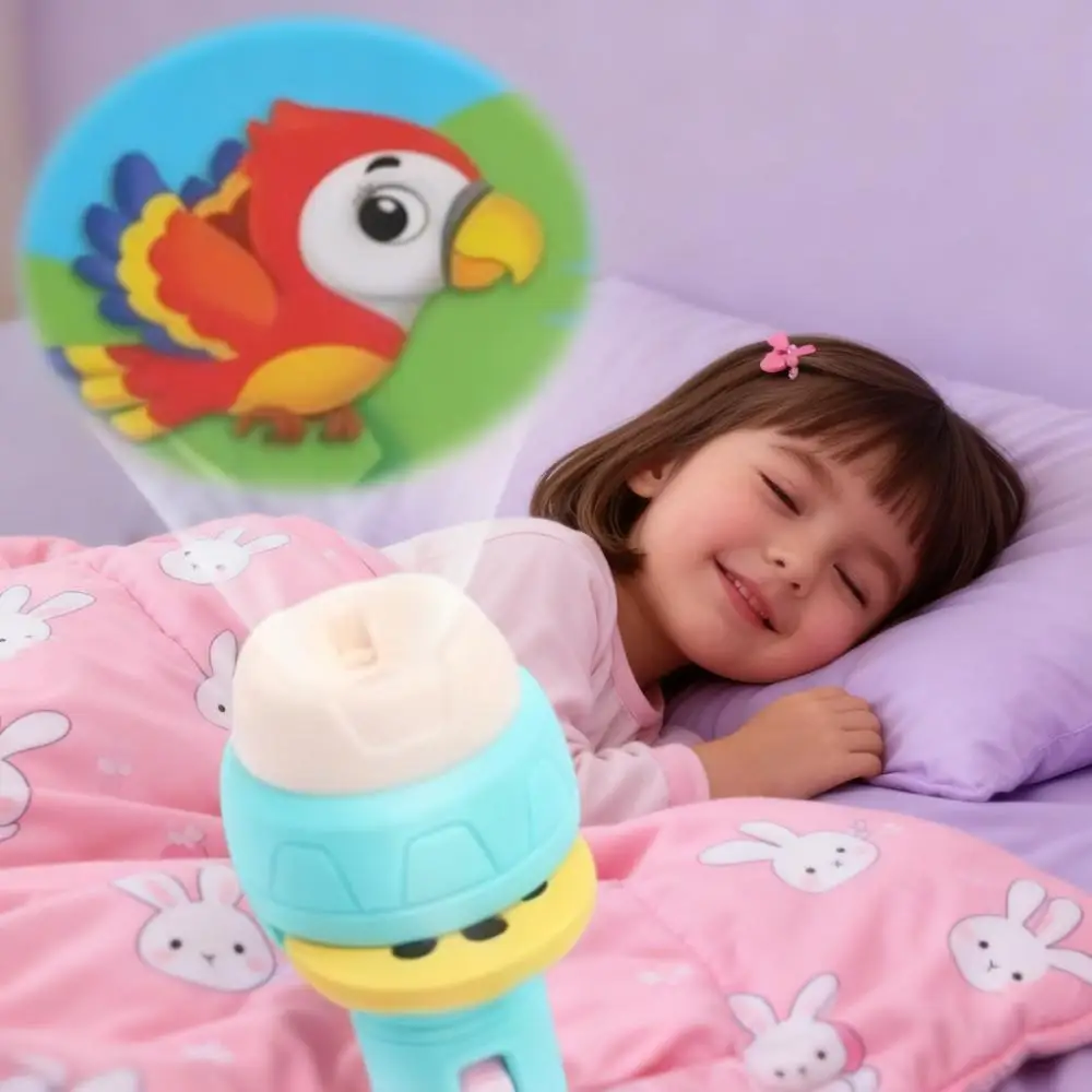 Tocha de projeção de luz infantil com 120 slides de imagem, brinquedo de lanterna de quebra-cabeça educacional para aprendizagem precoce e descoberta visual