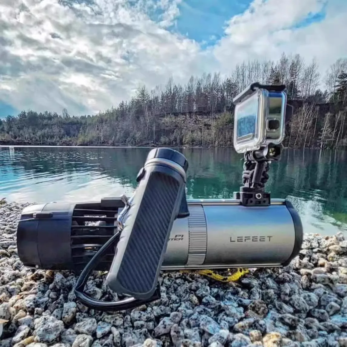 Propulsor de Buceo Eléctrico LEFEET P1 XR de Alta Calidad, Scooter Submarino, Motor Subacuático para Buceo Tecnológico