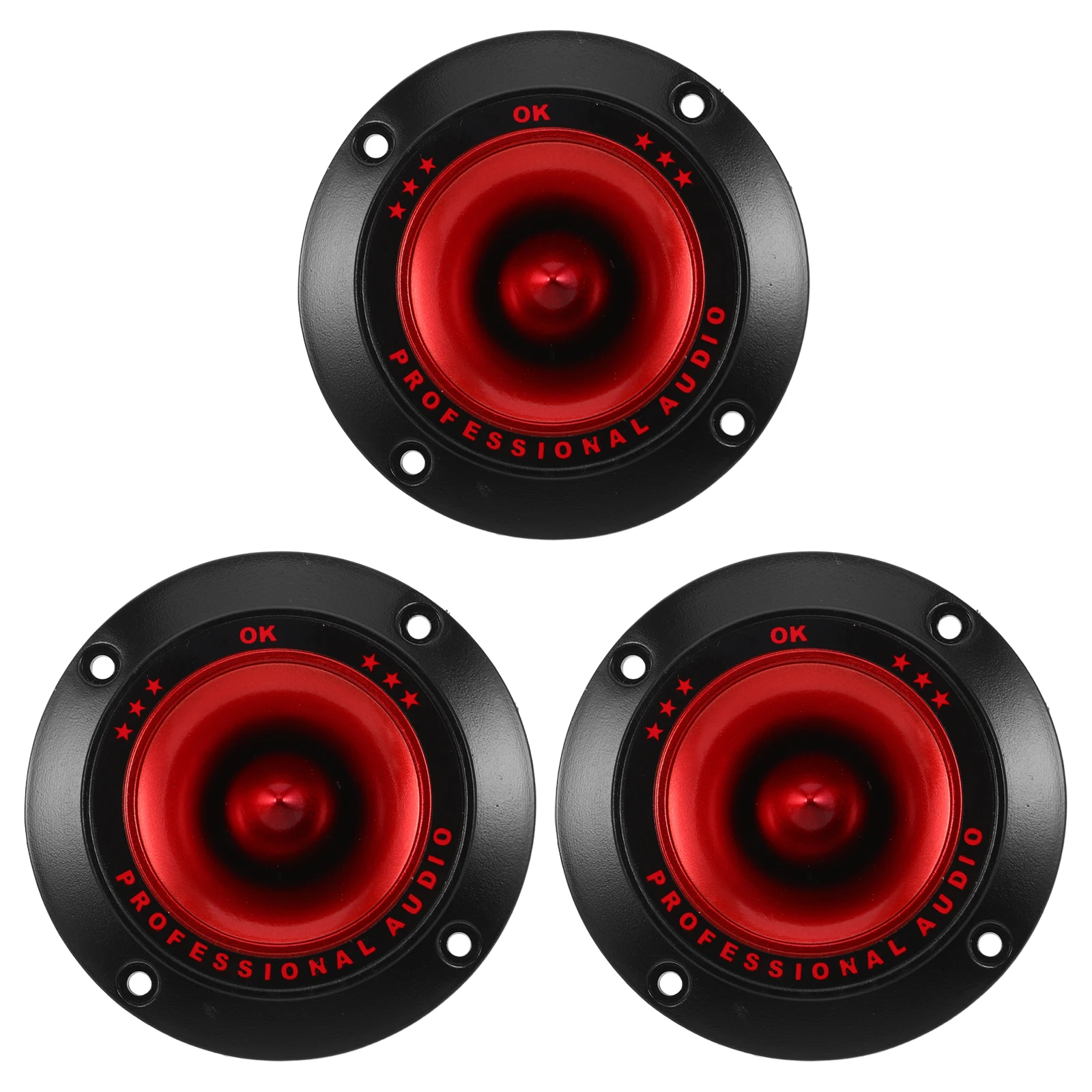 

3 Pcs Subwoofer Stage Audio Accessories Piezo Buzzer Horn Tweeter for Speakers Driver Replacement